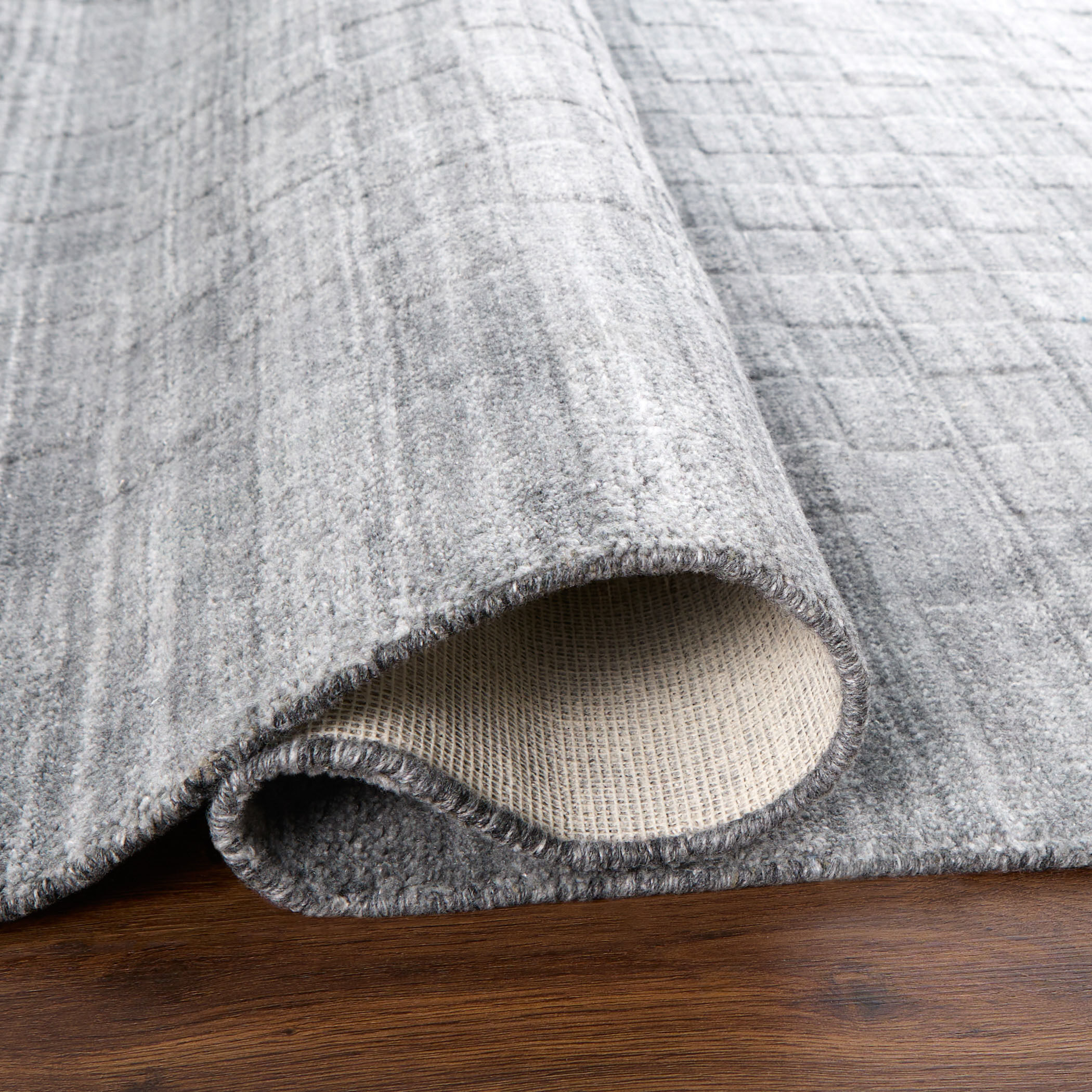 Pari 36 X 24 inch Light Grey Rug in 2 x 3