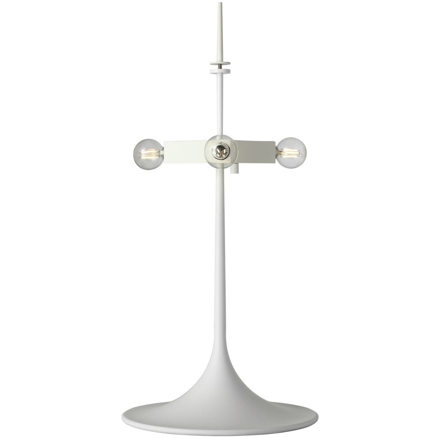 Barbara Barry Spinet 26.25 inch 6.5 watt Matte White Modern Trumpet Table Lamp Portable Light