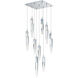 Quartz 9 Light 15.75 inch Pendant