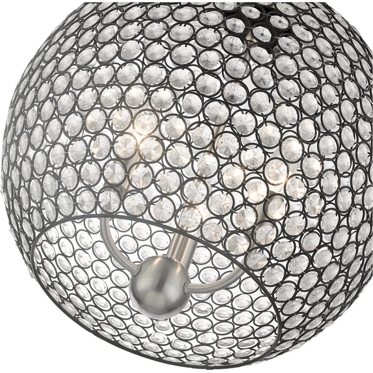 Cassandra 3 Light 16 inch Black Pendant Ceiling Light