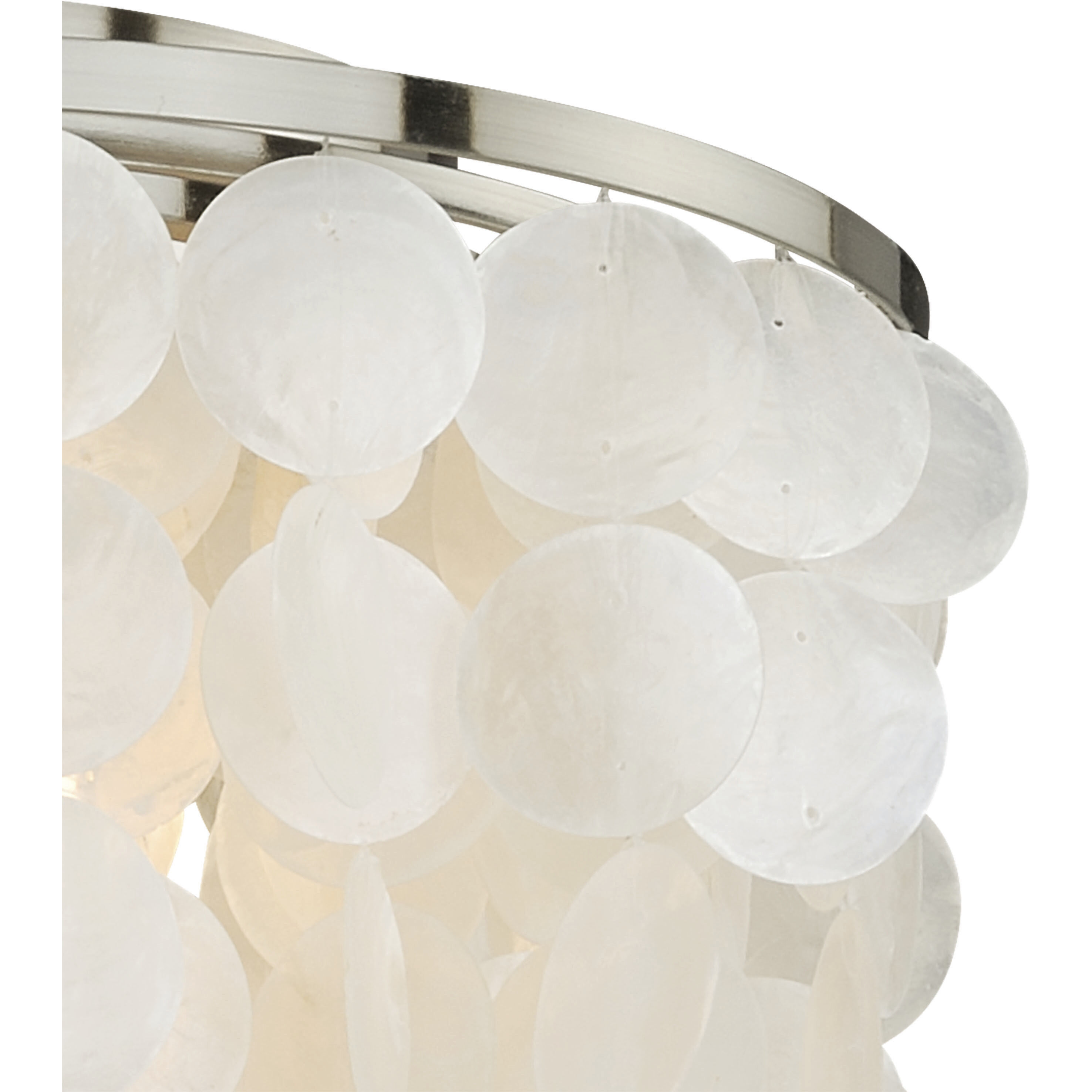 Elsa LED 16 inch Satin Nickel Flush Mount Ceiling Light