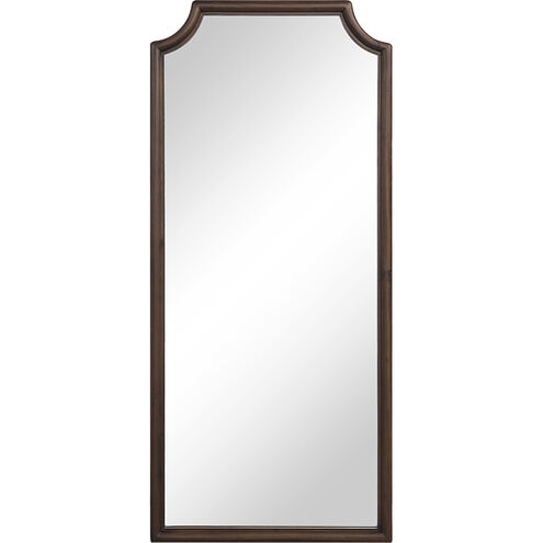 Otara 68 X 30 inch Walnut Wall Mirror