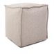 Panama 18 inch Sand Pouf, Square