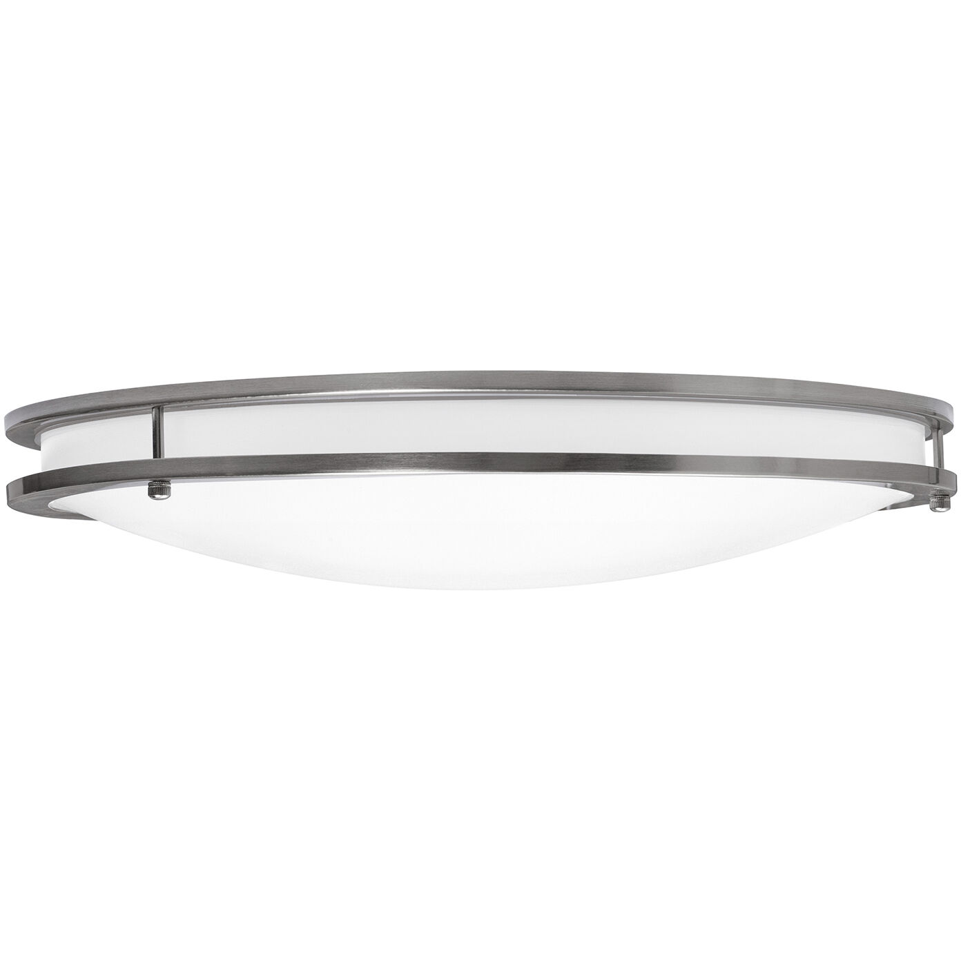 Carlisle LED 18 inch Satin Nickel Flush Mount Ceiling Light