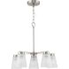 Tanner 5 Light 20.5 inch Brushed Nickel Chandelier Ceiling Light