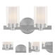Manhattan 2 Light 14.5 inch Brushed Nickel Vanity Sconce Wall Light
