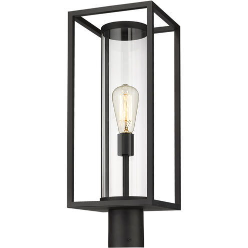 Dunbroch 1 Light 21.75 inch Black Outdoor Post Mount Fixture