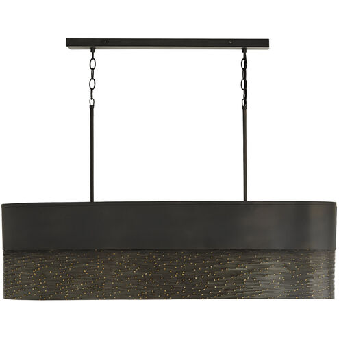 Sana 5 Light 43 inch Grey Iron Island Ceiling Light