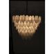 Lotus 8 Light 33 inch Matte Black Chandelier Ceiling Light, Extra Large