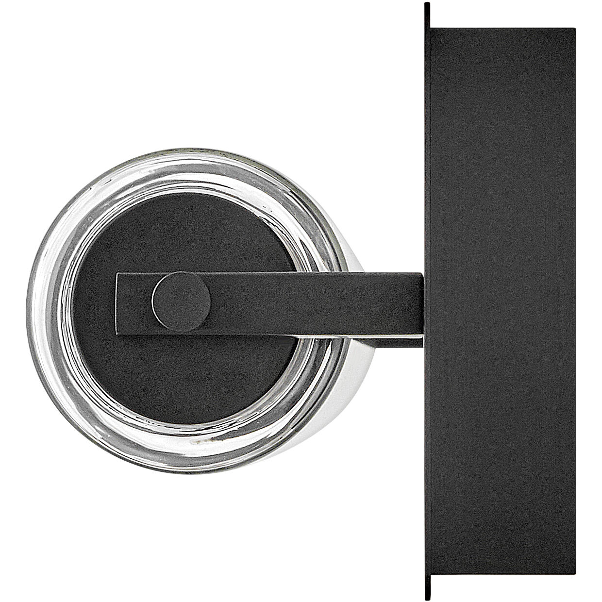 Lucien LED 5 inch Black Vanity Light Wall Light, Vertical