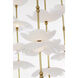 Barbara Barry Petaluma LED 60.25 inch Soft Lacquered Brass Cascading Linear Chandelier Ceiling Light
