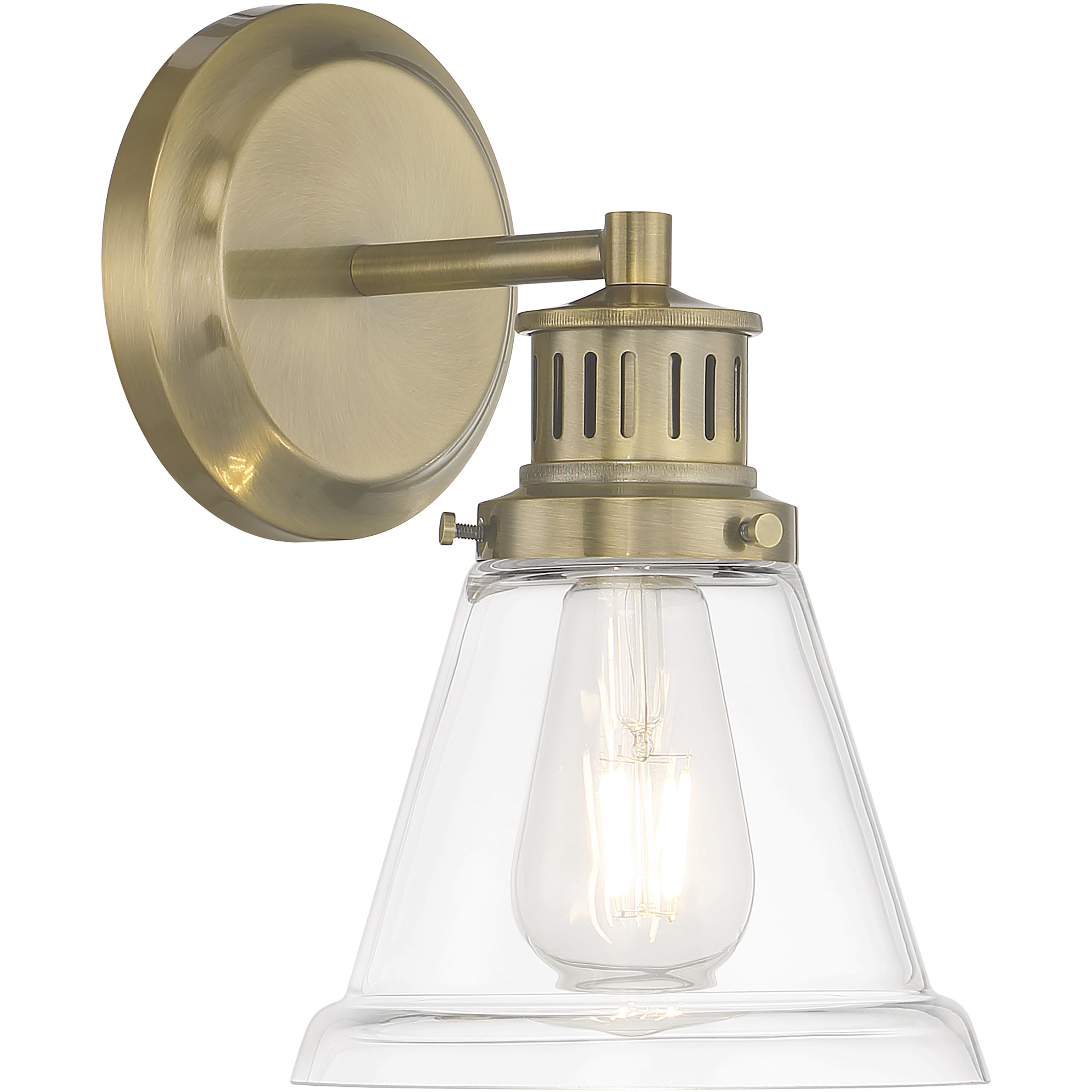 Alden Sconce Wall Light in Antique Brass