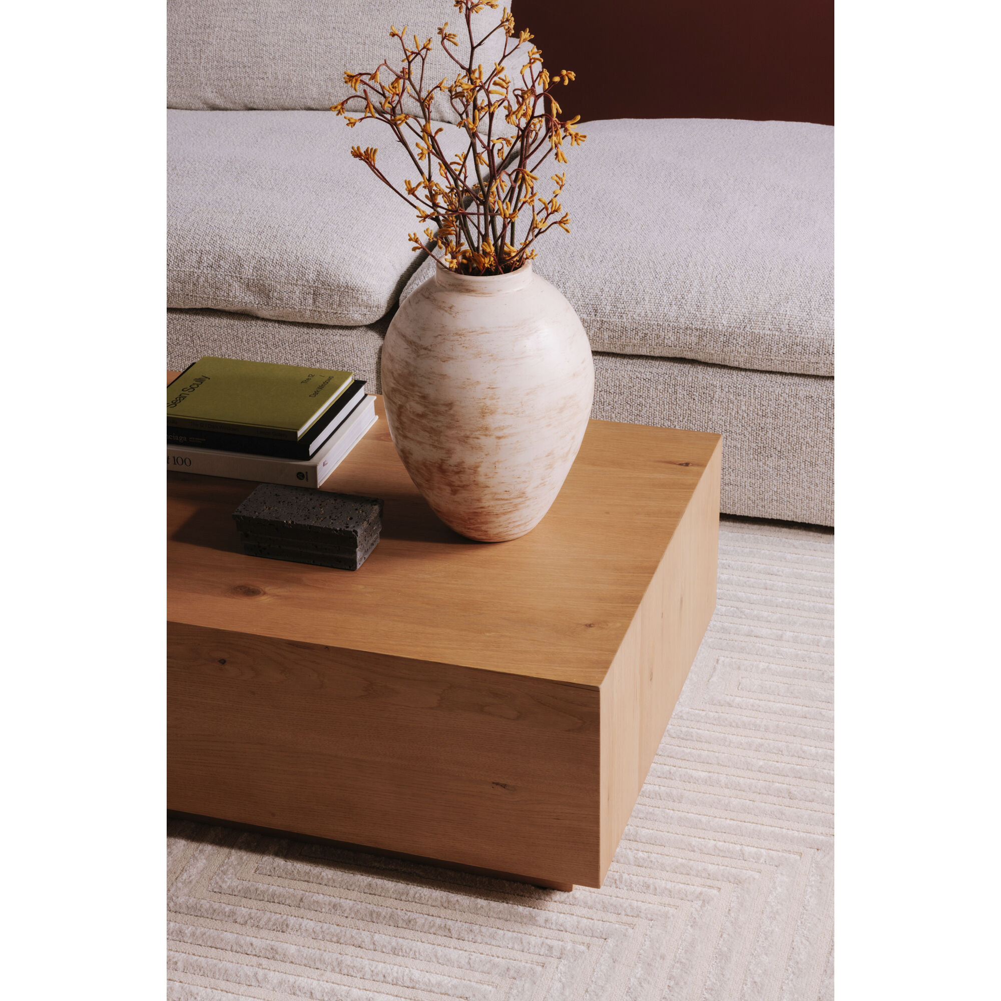 Acre 54.7 X 30 inch Oak Coffee Table