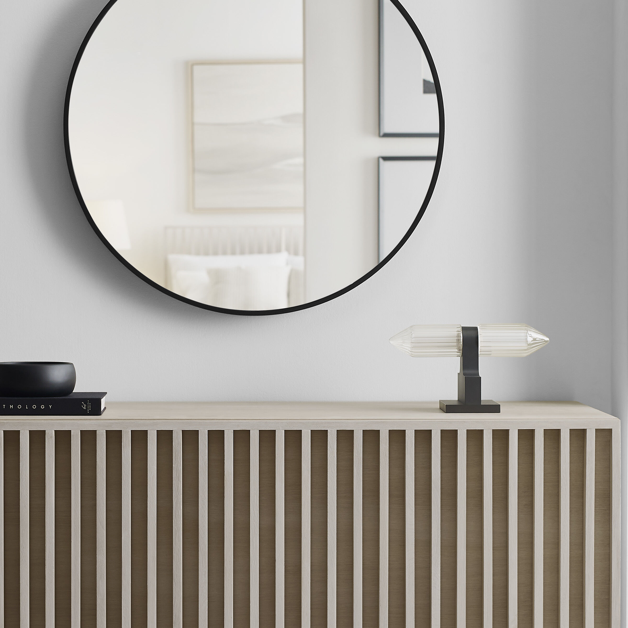 Avroko Langston 7.2 watt Plated Dark Bronze Table Lamp Portable Light, Integrated LED