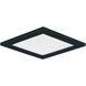 Wafer LED 5 inch Black Flush Mount Ceiling Light