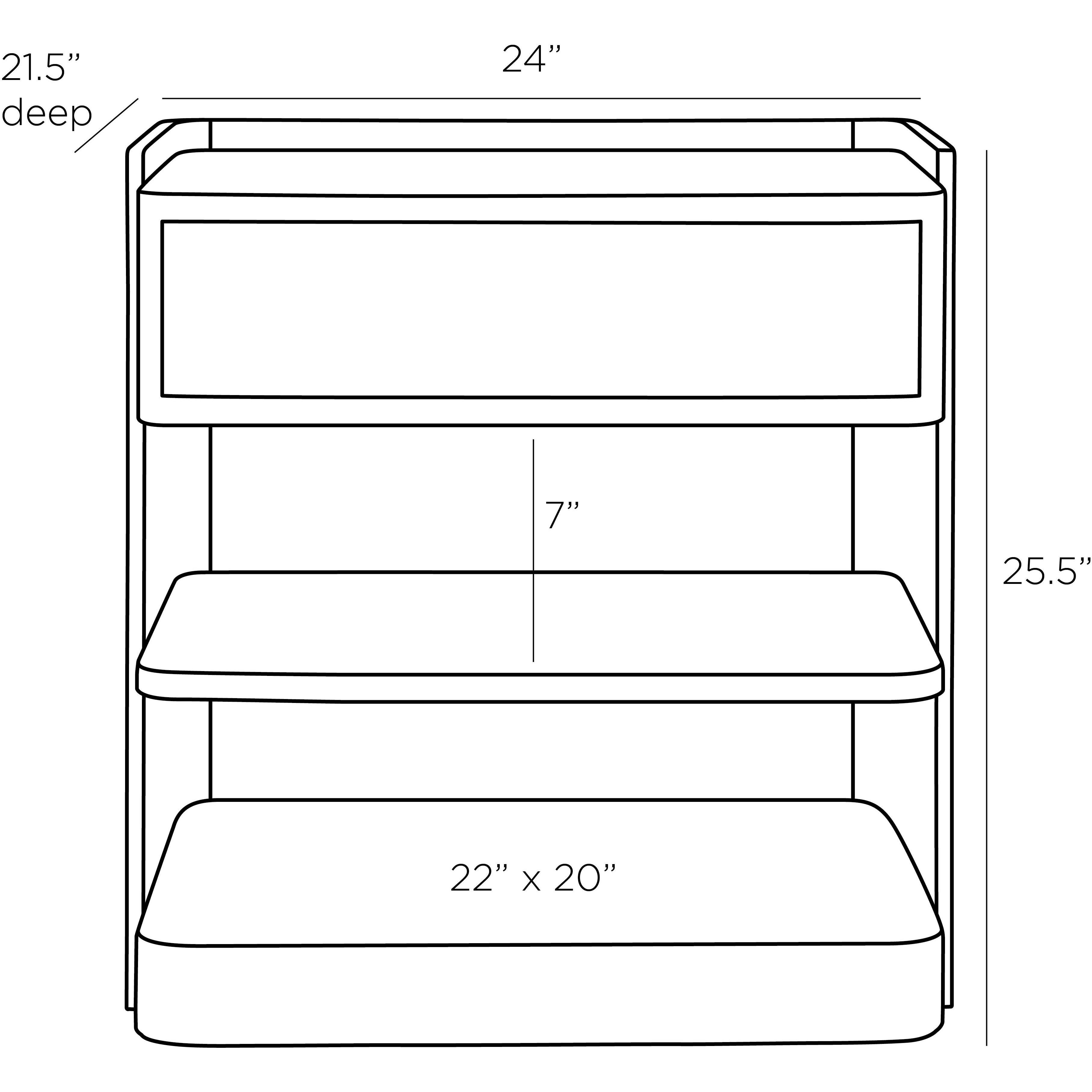 Medici 26 X 24 inch Chateau Gray Side Table