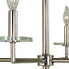Muse 4 Light 23 inch Polished Nickel Dining Chandelier Ceiling Light