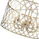 Arelyn 6 Light 23 inch Painted Modern Gold Indoor Pendant Ceiling Light