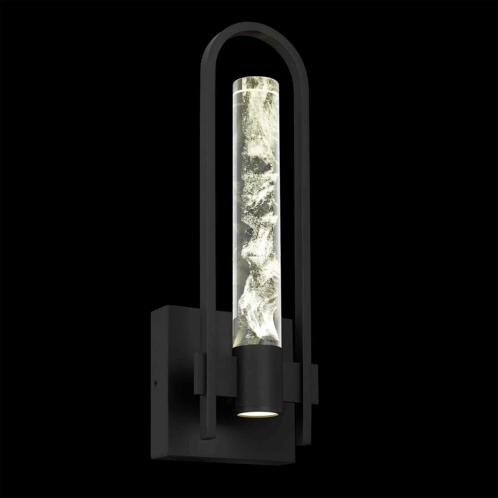 Arch LED 17.75 inch Sand Black Outdoor Wall Sconce
