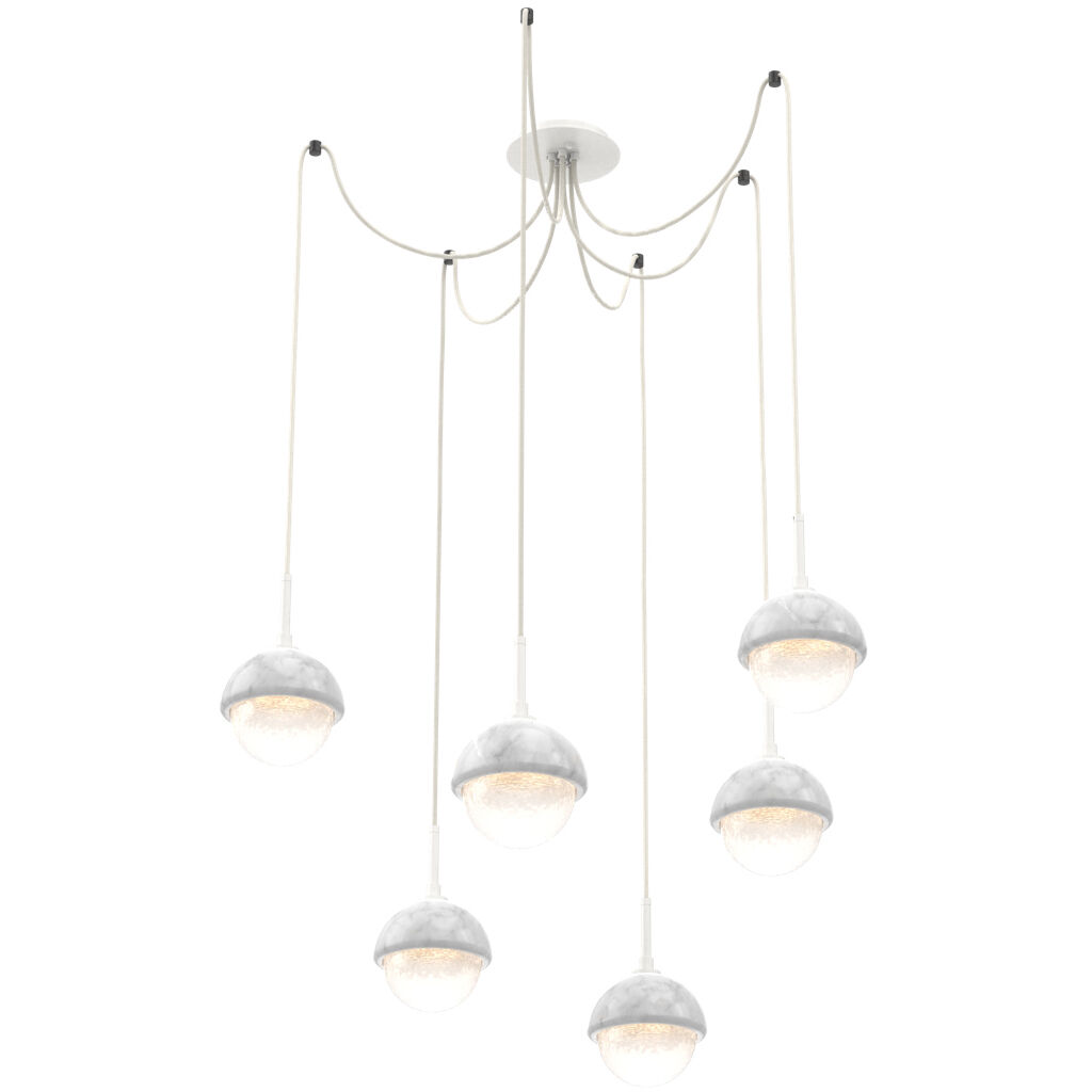 Cabochon 6 Light 14.10 inch Pendant