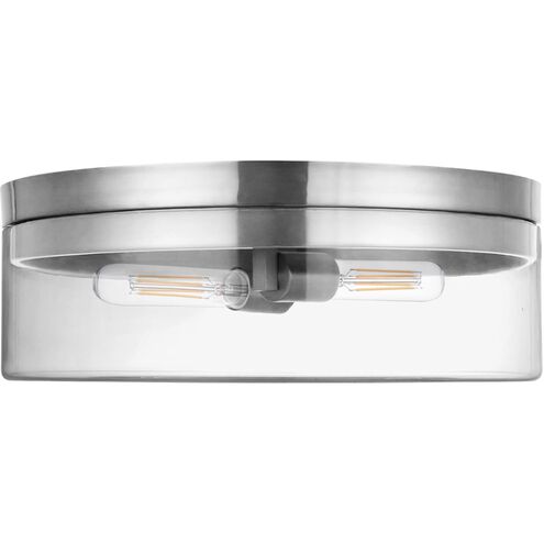Fiona 2 Light 14 inch Polished Chrome Flush Mount Ceiling Light