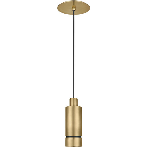 Mick De Giulio Sottile LED Natural Brass Pendant Ceiling Light, Integrated LED