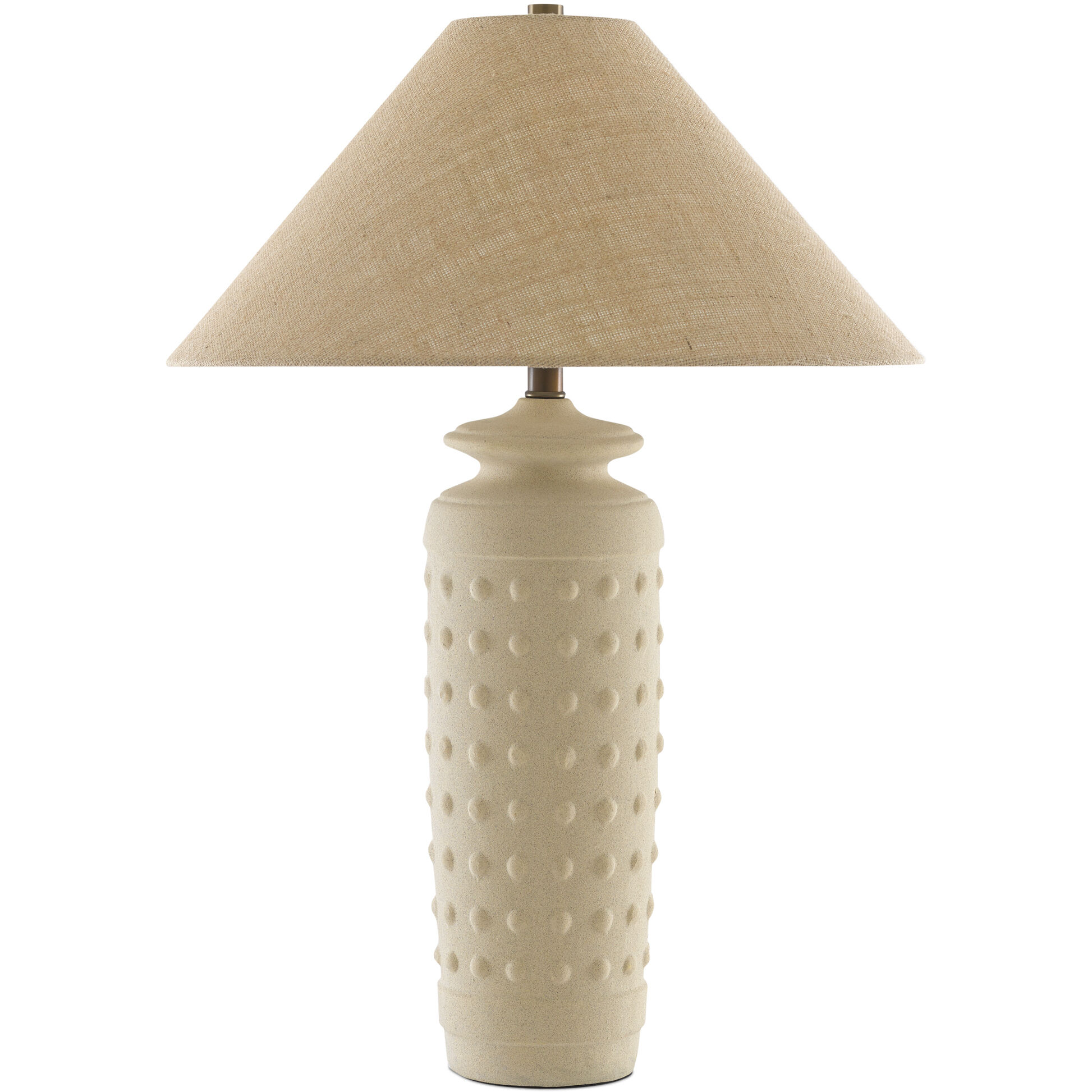 Sonoran 28 inch 150 watt Sand/Brass Table Lamp Portable Light