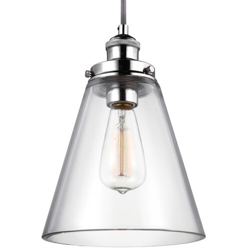 Sean Lavin Baskin 1 Light 8.5 inch Polished Nickel Pendant Ceiling Light
