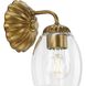Quillan 1 Light 5 inch Gold Ombre Bathroom Vanity Light Wall Light