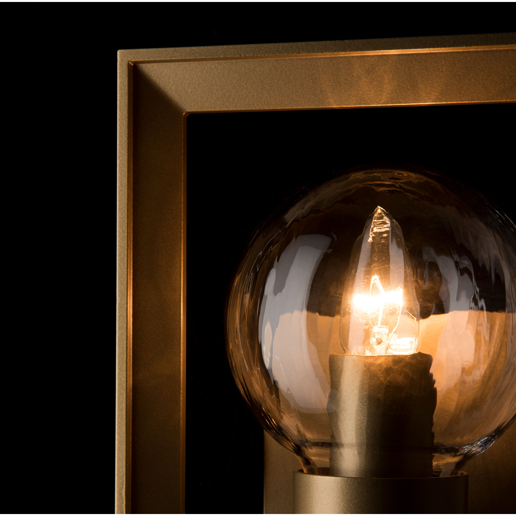 Frame 1 Light 10.1 inch Coastal Dark Smoke Outdoor Sconce, Small - Open Box