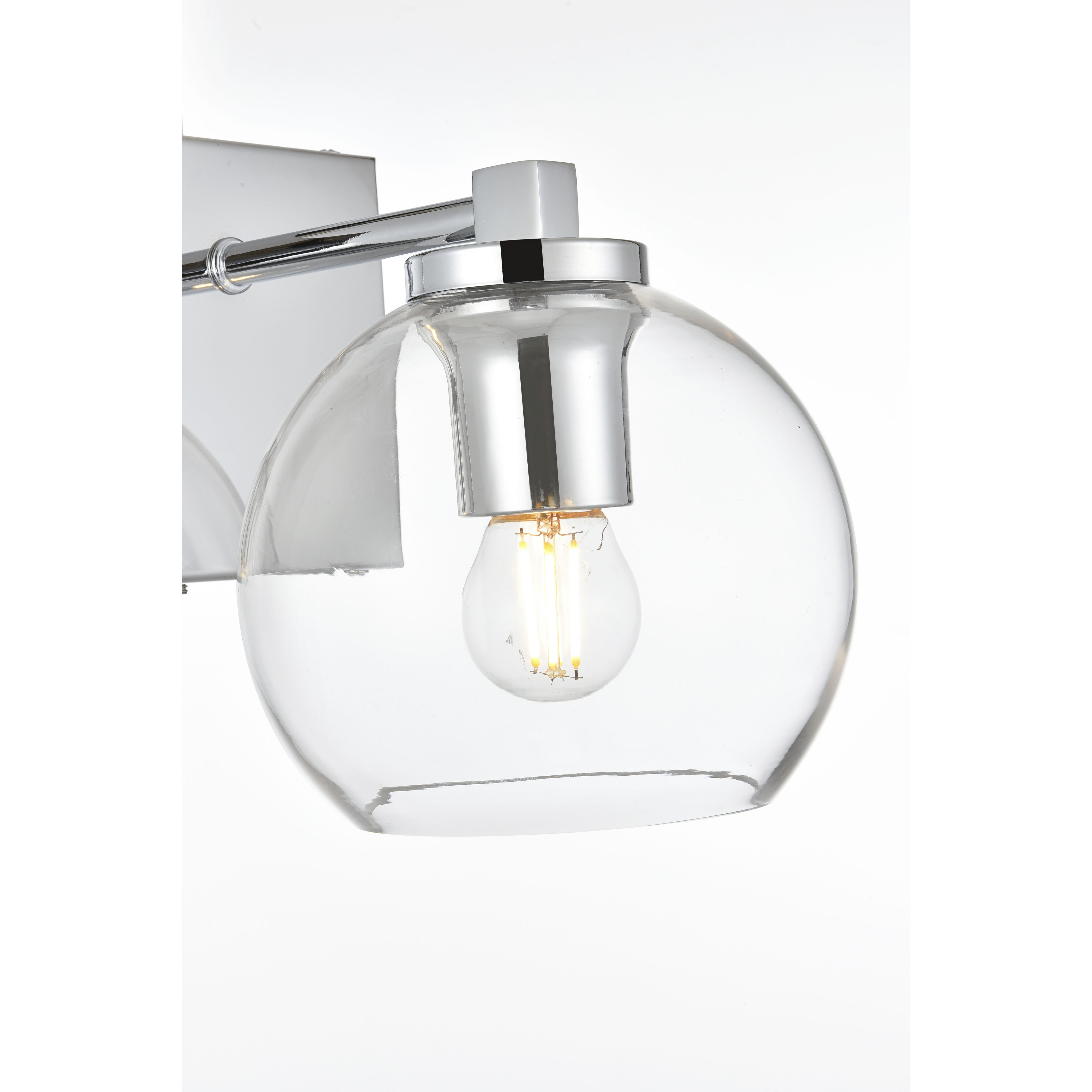 Juelz 1 Light 6 inch Chrome Bath Sconce Wall Light