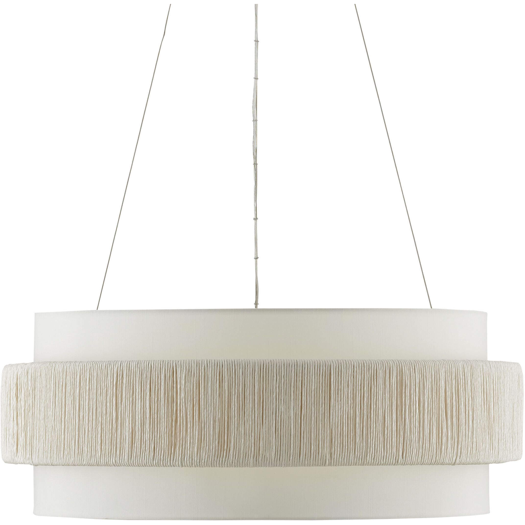 Rousham 6 Light 30 inch Beige/Sugar White Chandelier Ceiling Light