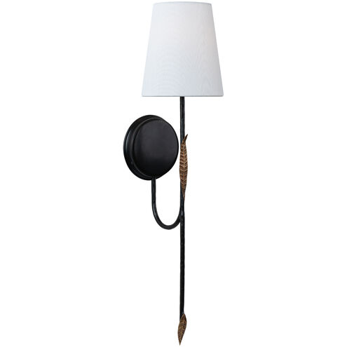 Thomas O'Brien Kairos LED 6.5 inch Aged Iron and Roman Bronze Tail Sconce Wall Light