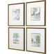 Along the Way Blue and Green and Brown and Multi Framed Art