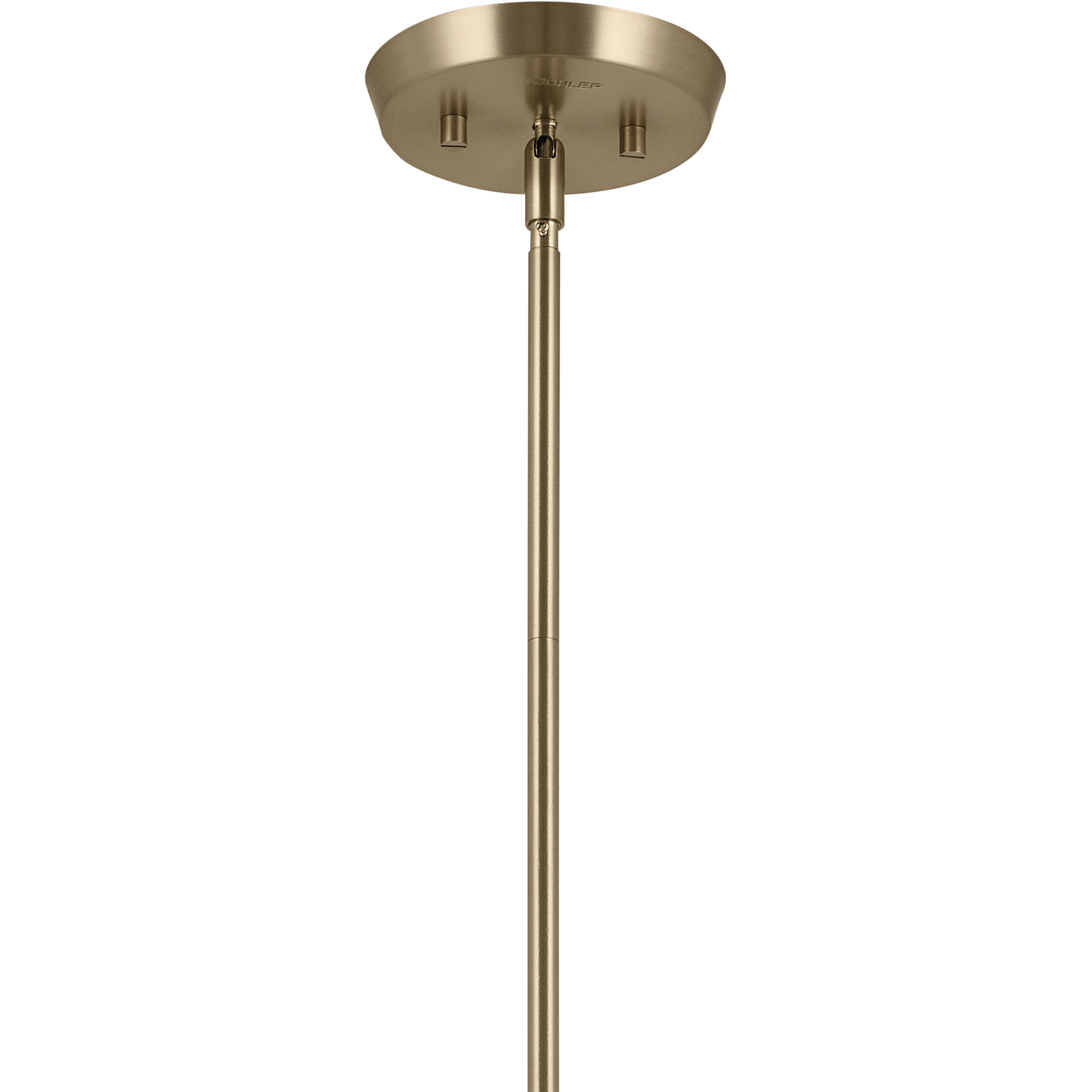 Arcus LED 29.25 inch Champagne Bronze with White Convertible Chandelier Ceiling Light