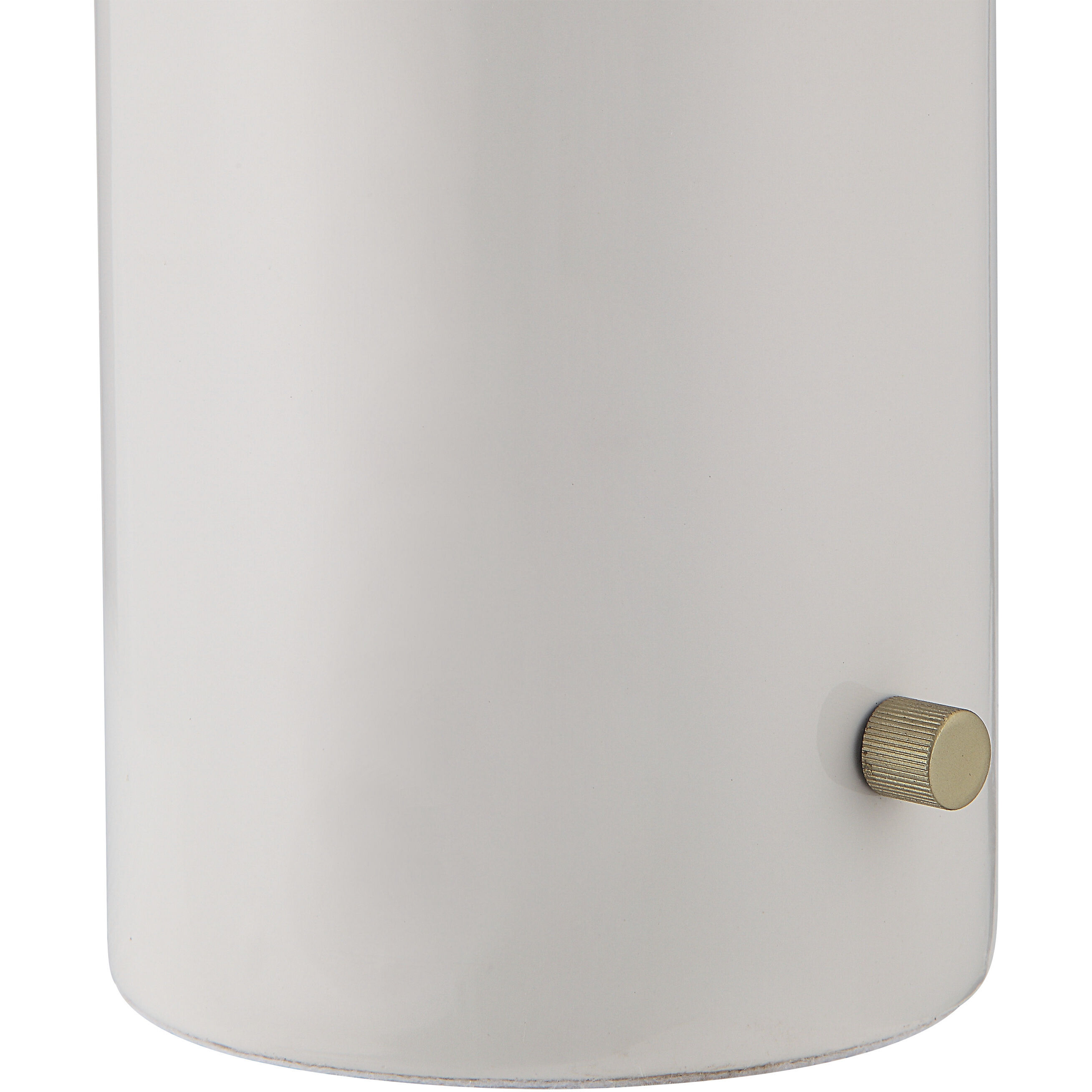 Solero 16 inch 60 watt Glossy Off-White Table Lamp Portable Light