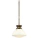 Bruceville 1 Light 12.25 inch Historic Bronze Pendant Ceiling Light