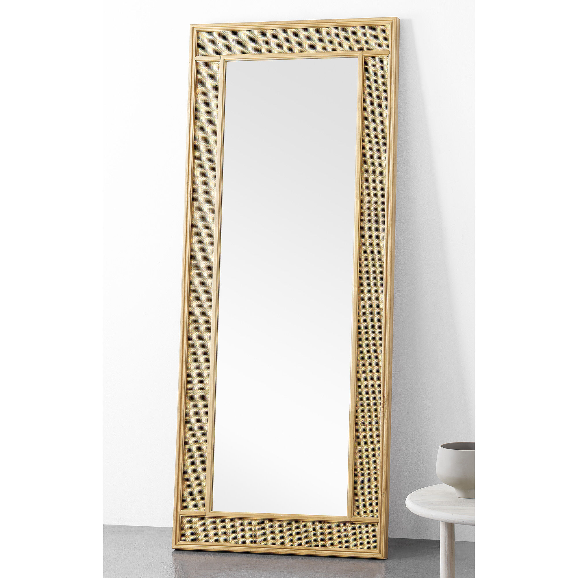 Wilder 78 X 32 inch Natural and Clear Mirror