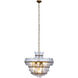Arcade 10 Light 26 inch Brass Chandelier Ceiling Light