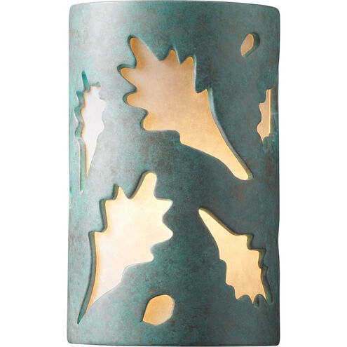 Ambiance 1 Light 7.75 inch Verde Patina Wall Sconce Wall Light