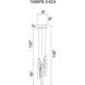 Valira LED 8 inch Brass Mini Pendant Ceiling Light
