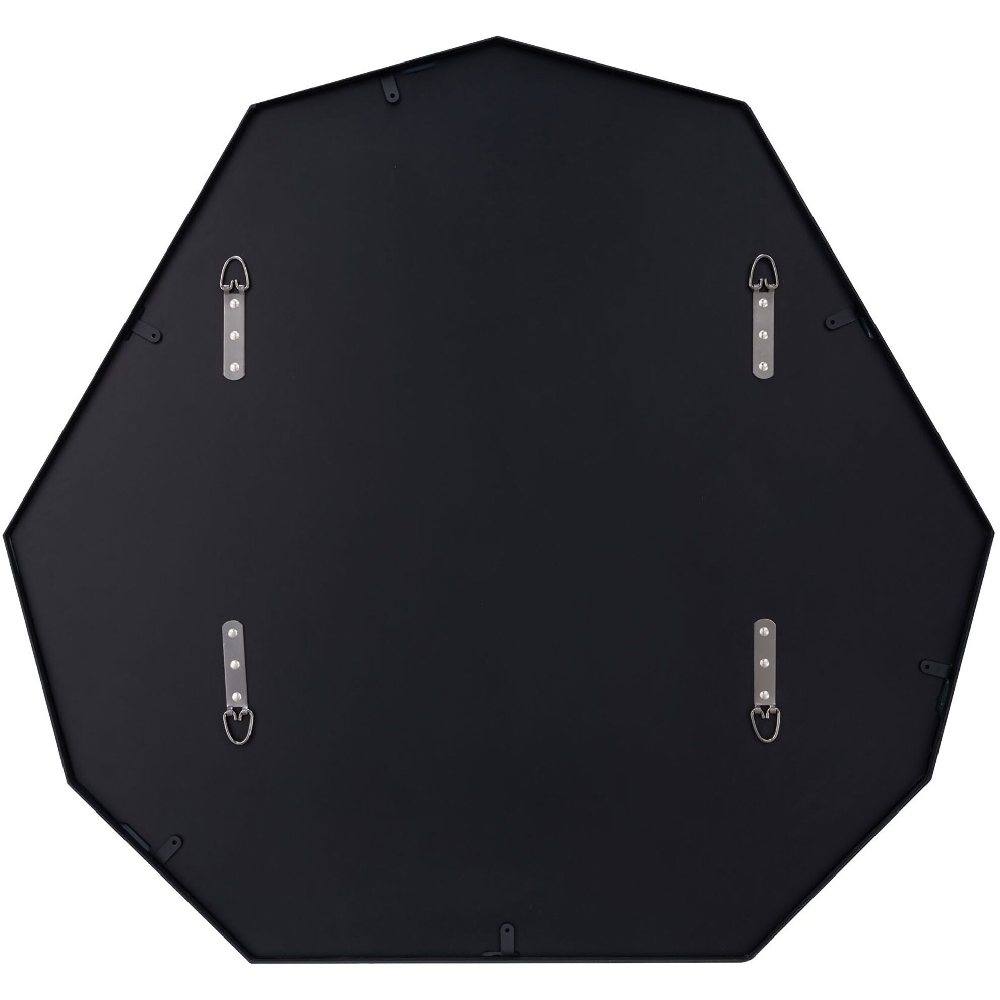 Hex No 30 X 28 inch Black Wall Mirror, Tamara Day Collaboration