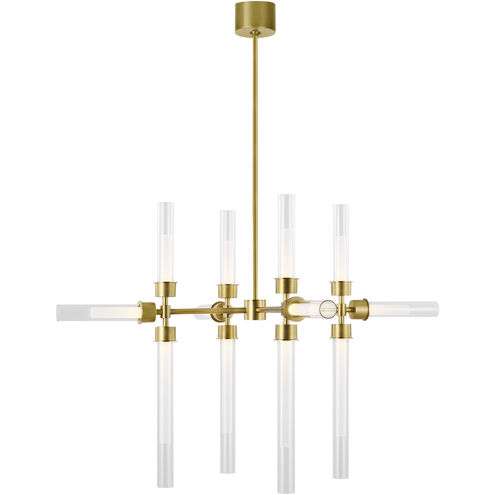 Sean Lavin Linger LED 38.4 inch Natural Brass Chandelier Ceiling Light, Integrated LED