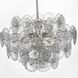 Julie Neill Gianna LED 24 inch Burnished Silver Leaf Chandelier Ceiling Light