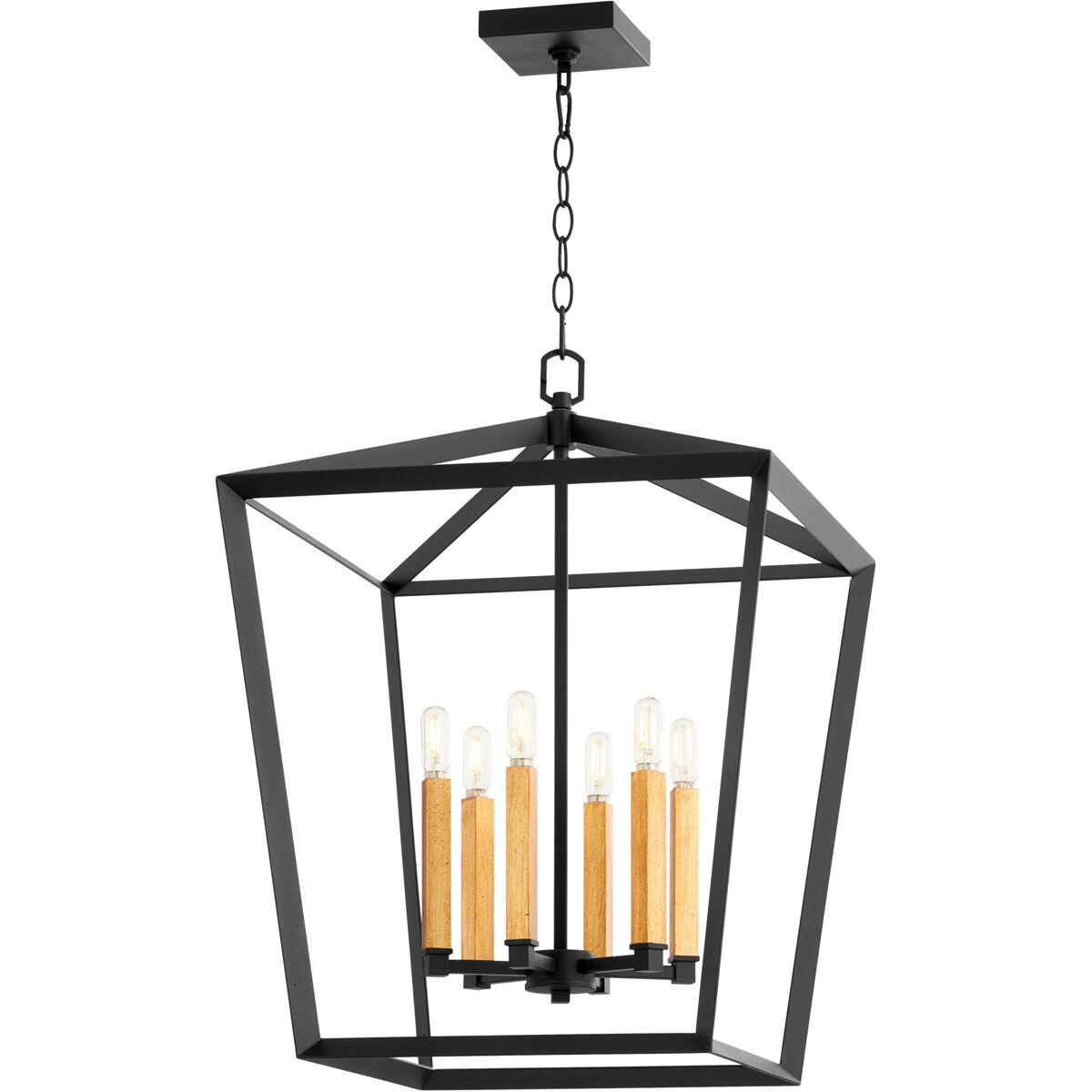 Hyperion 4 Light 19 inch Noir Chandelier Ceiling Light