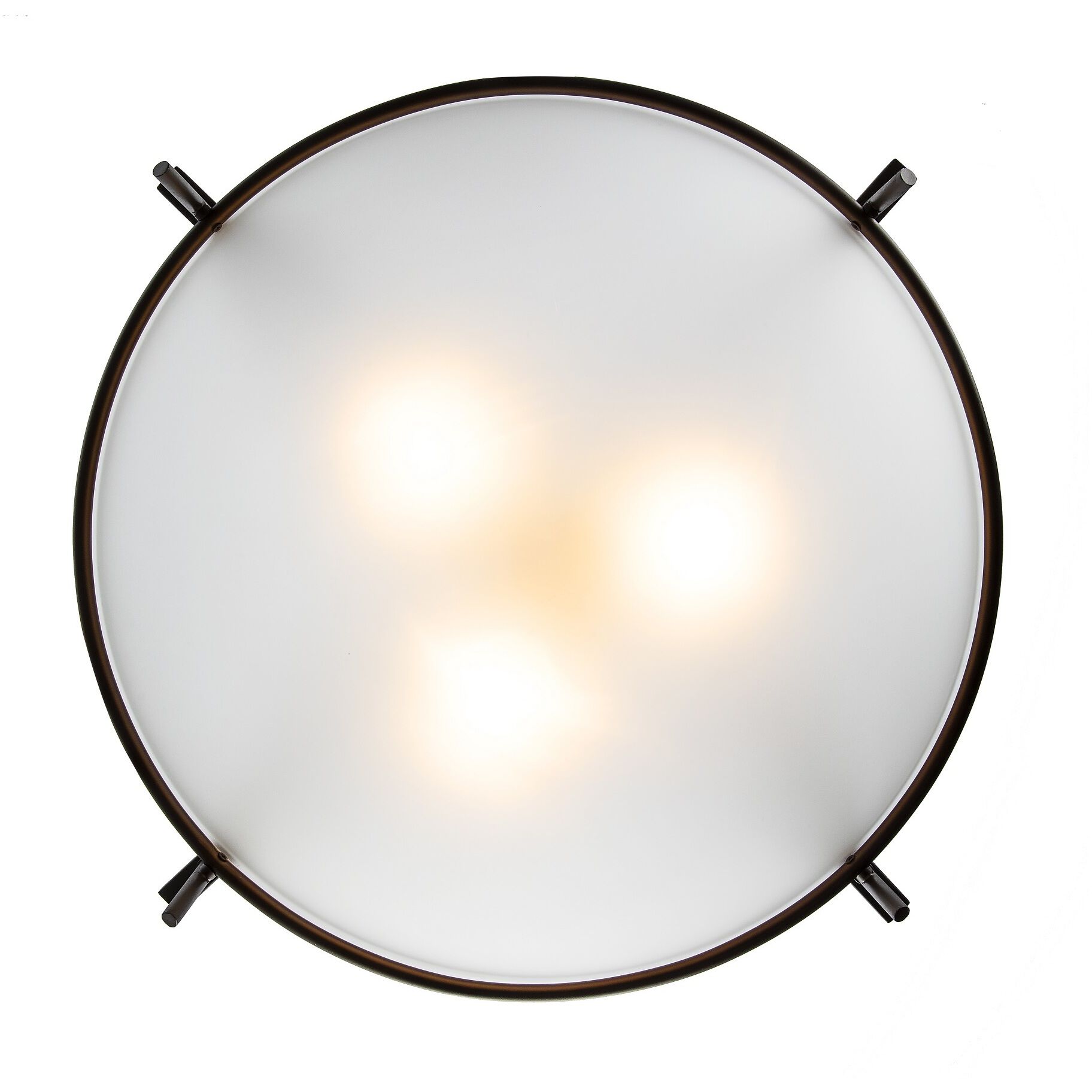 Vitalian 3 Light 26 inch Rubbed Oil Bronze Pendant Ceiling Light in Frosted