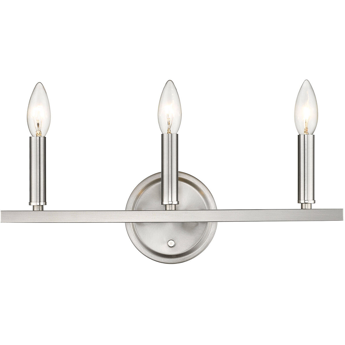 Sawyer 3 Light 18 inch Satin Nickel Vanity Light Wall Light