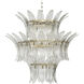 King 4 Light 29 inch Antique Brass Chandelier Ceiling Light