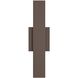 Jacks LED 22 inch Architectural Bronze Exterior Wall Sconce