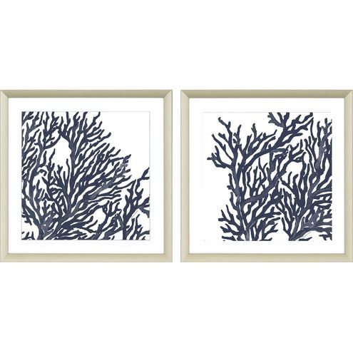 Waterside Collection Blue Framed Art